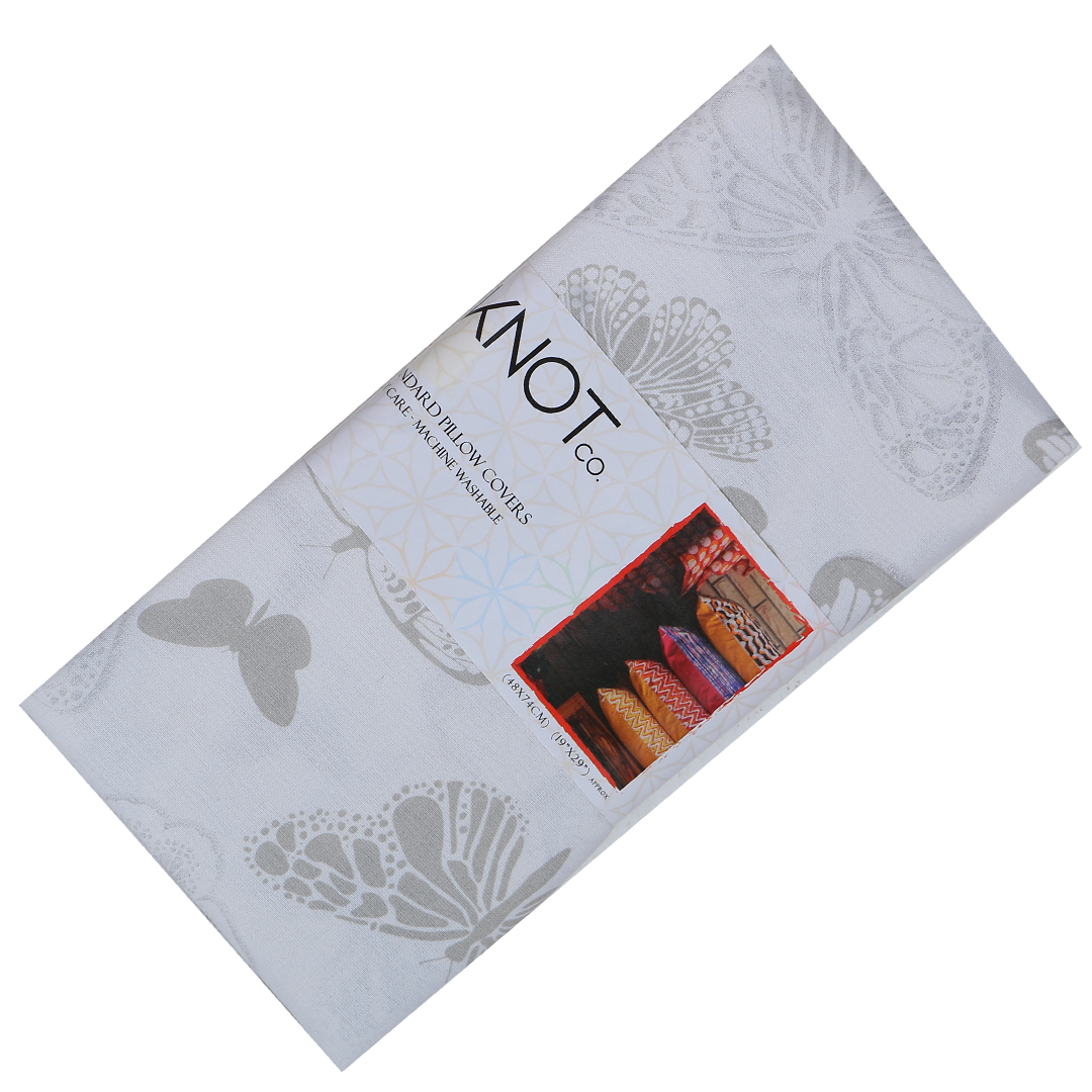 Cotton Printed Pillow Cover - The Knotco -