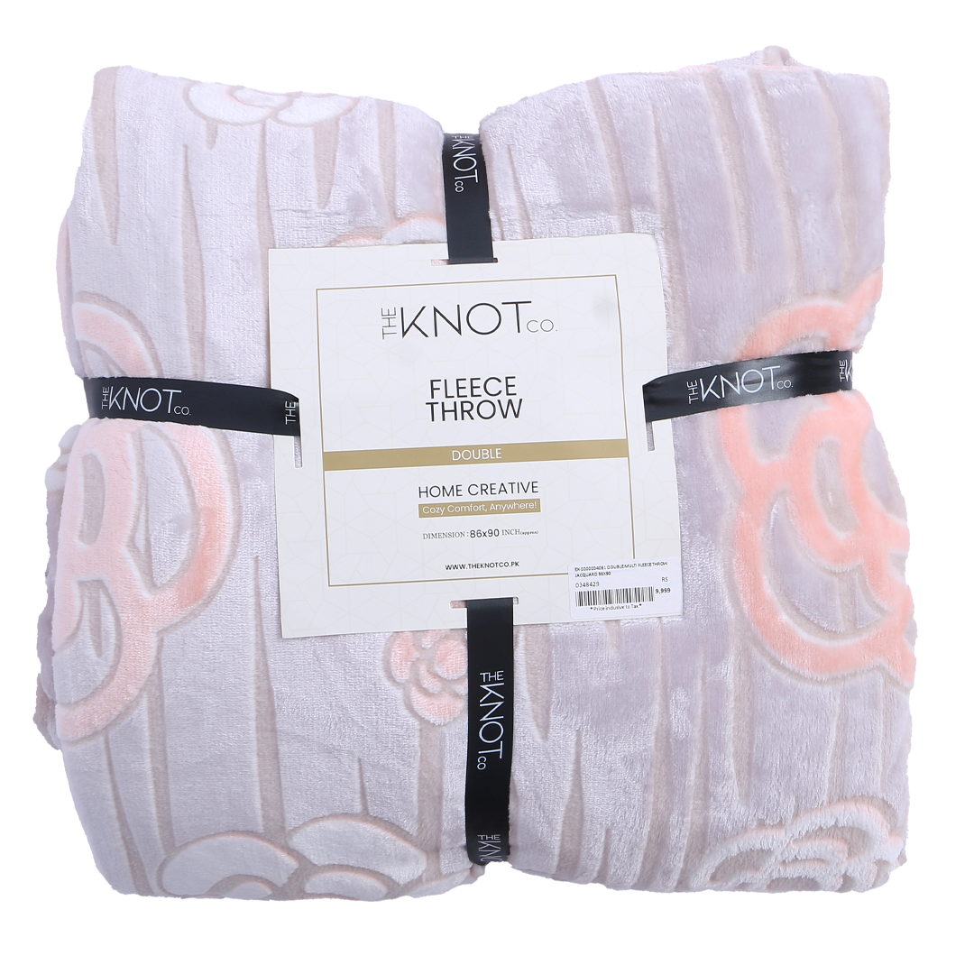 Luxury Plush Fleece throw ( 86 x 90 ) - The Knotco -