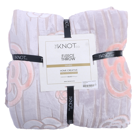Luxury Plush Fleece throw ( 86 x 90 ) - The Knotco -