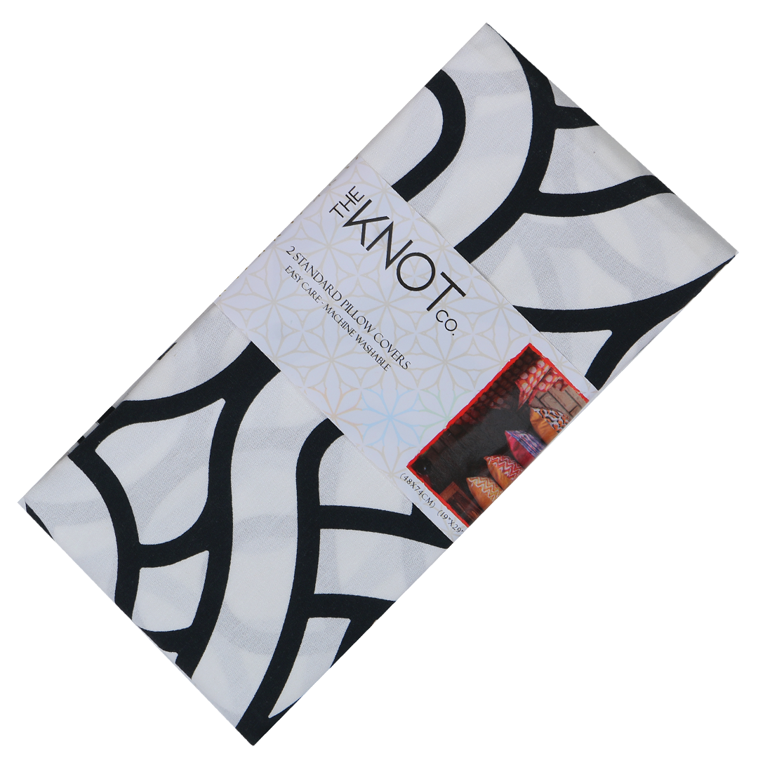 Cotton Printed Pillow Cover - The Knotco -