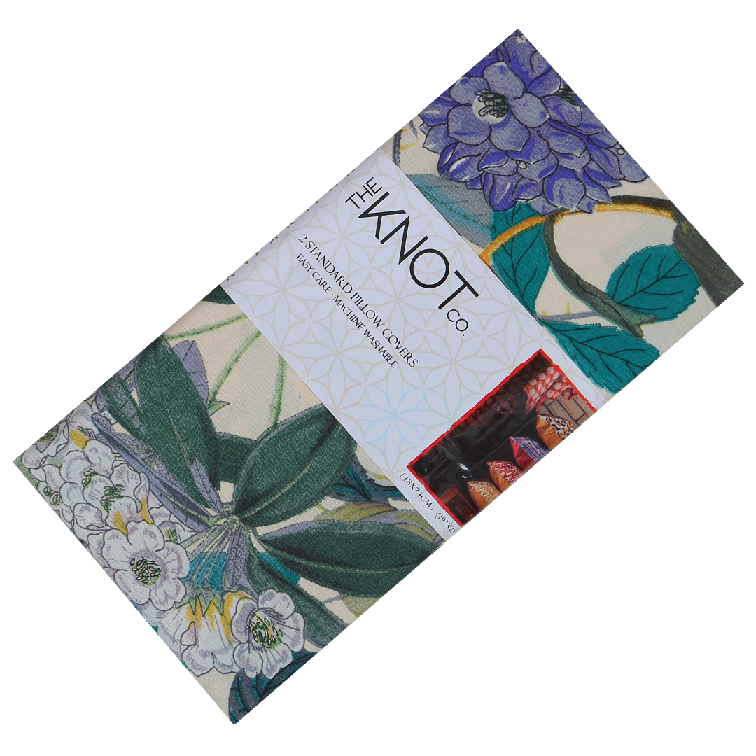 Cotton Printed Pillow Cover - The Knotco -