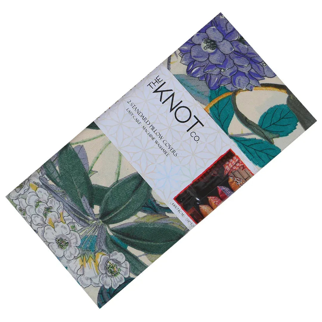 Cotton Printed Pillow Cover - The Knotco