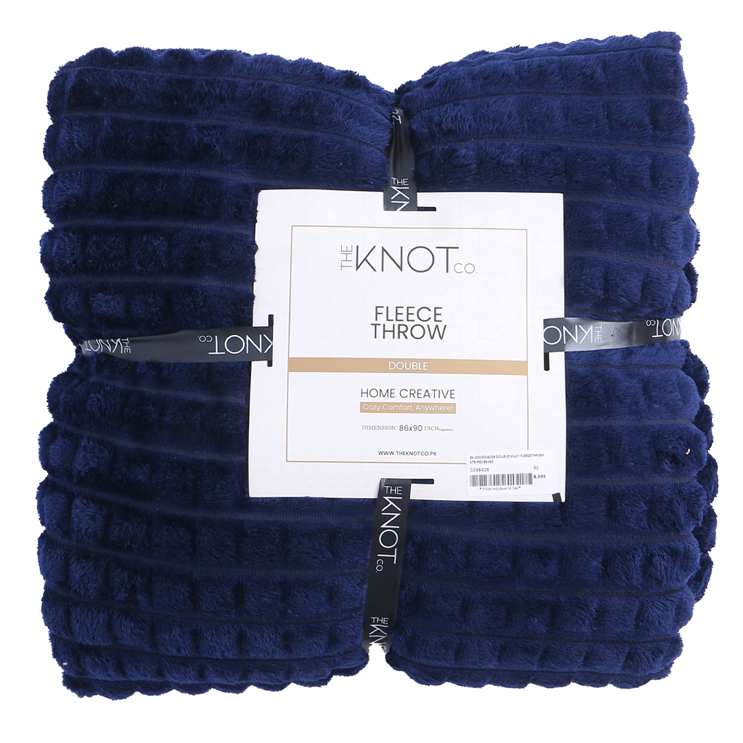 Luxury Plush Fleece throw ( 86 x 90 ) - The Knotco -