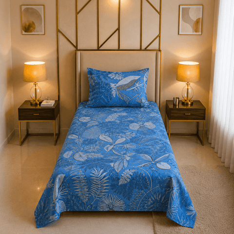 Knotco Printed Cotton Rich Bedsheet Set TC-150