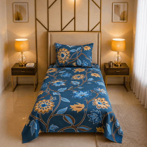 Knotco Printed Cotton Rich Bedsheet Set TC-150