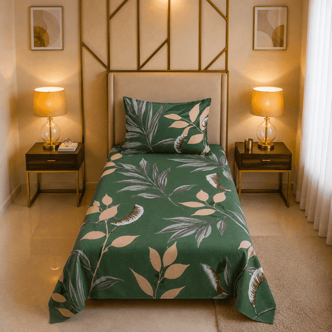 Knotco Printed Cotton Rich Bedsheet Set TC-150