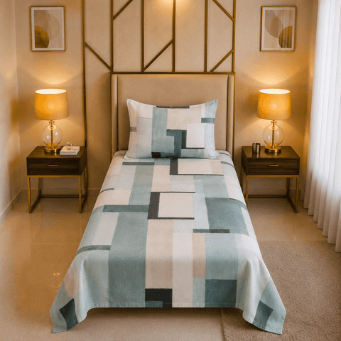Knotco Printed Cotton Rich Bedsheet Set TC-150