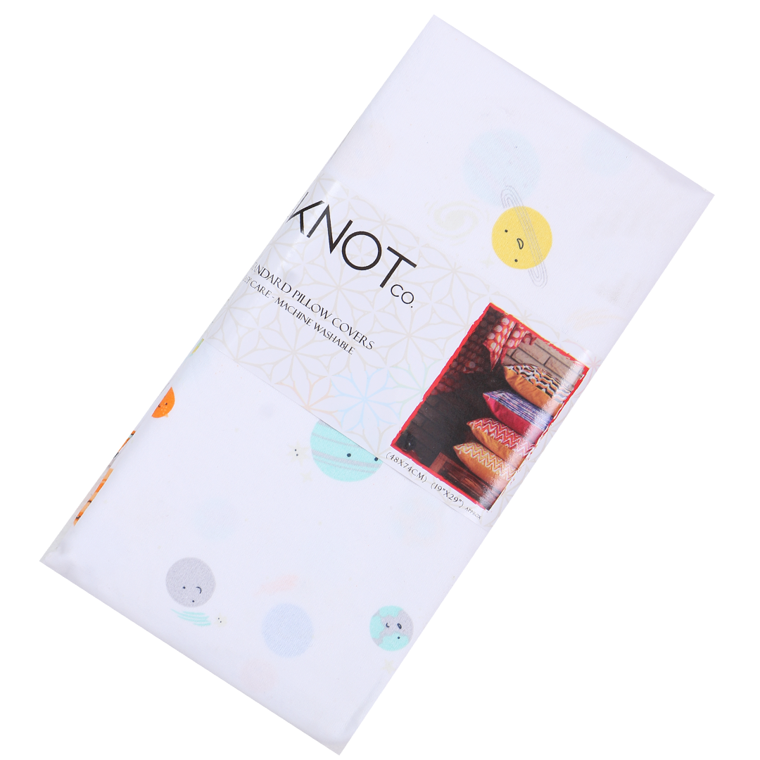 Cotton Printed Pillow Cover - The Knotco -