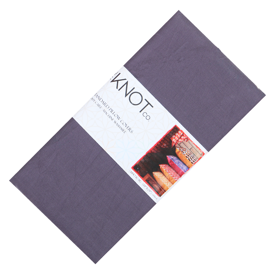 Dyed Plain Pillow Cover - The Knotco -