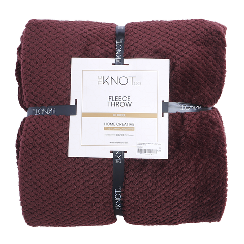 Luxury Plush Fleece throw ( 86 x 90 ) - The Knotco -