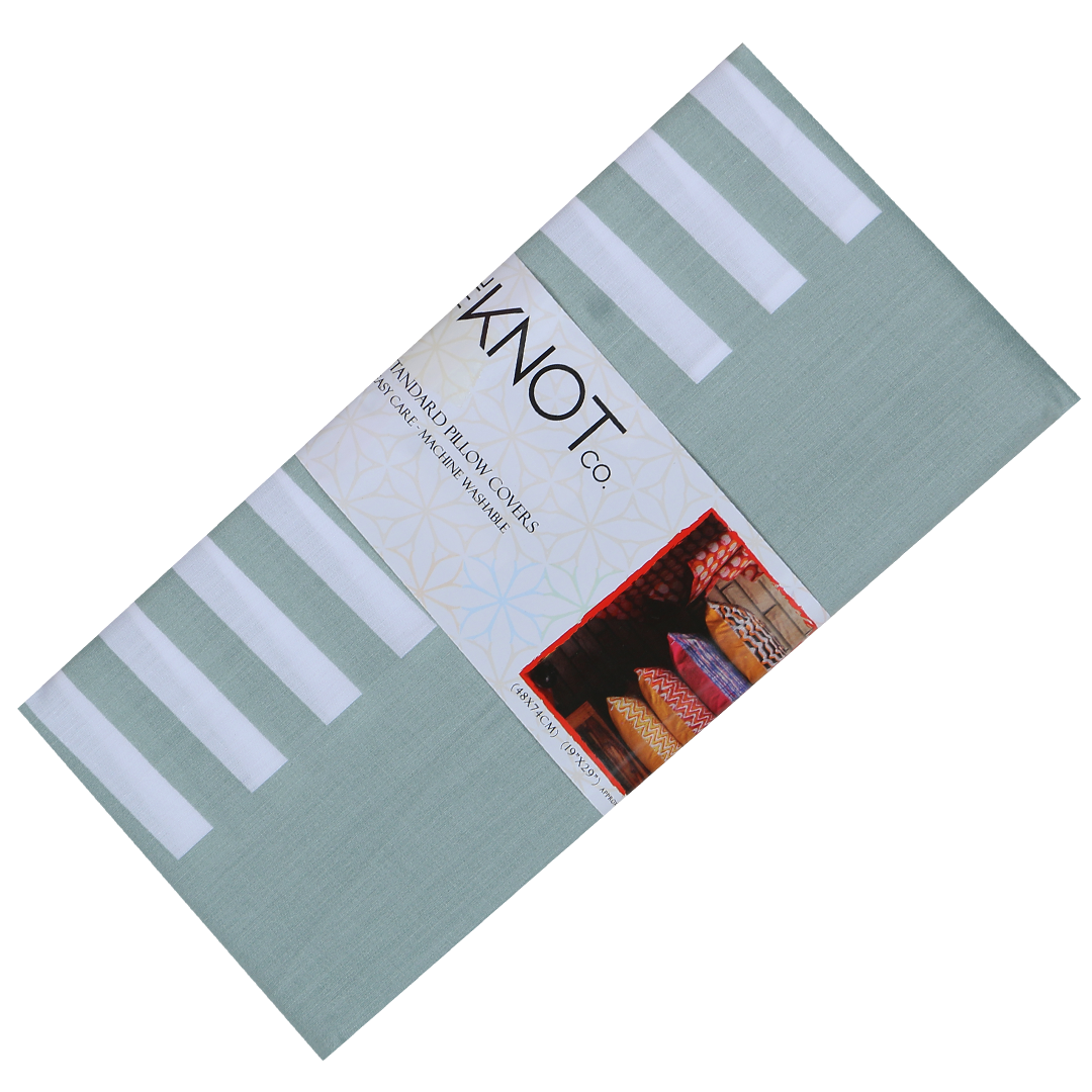 Cotton Printed Pillow Cover - The Knotco -