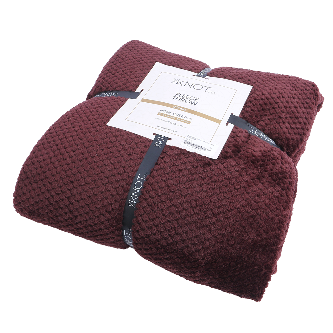 Luxury Plush Fleece throw ( 86 x 90 ) - The Knotco -