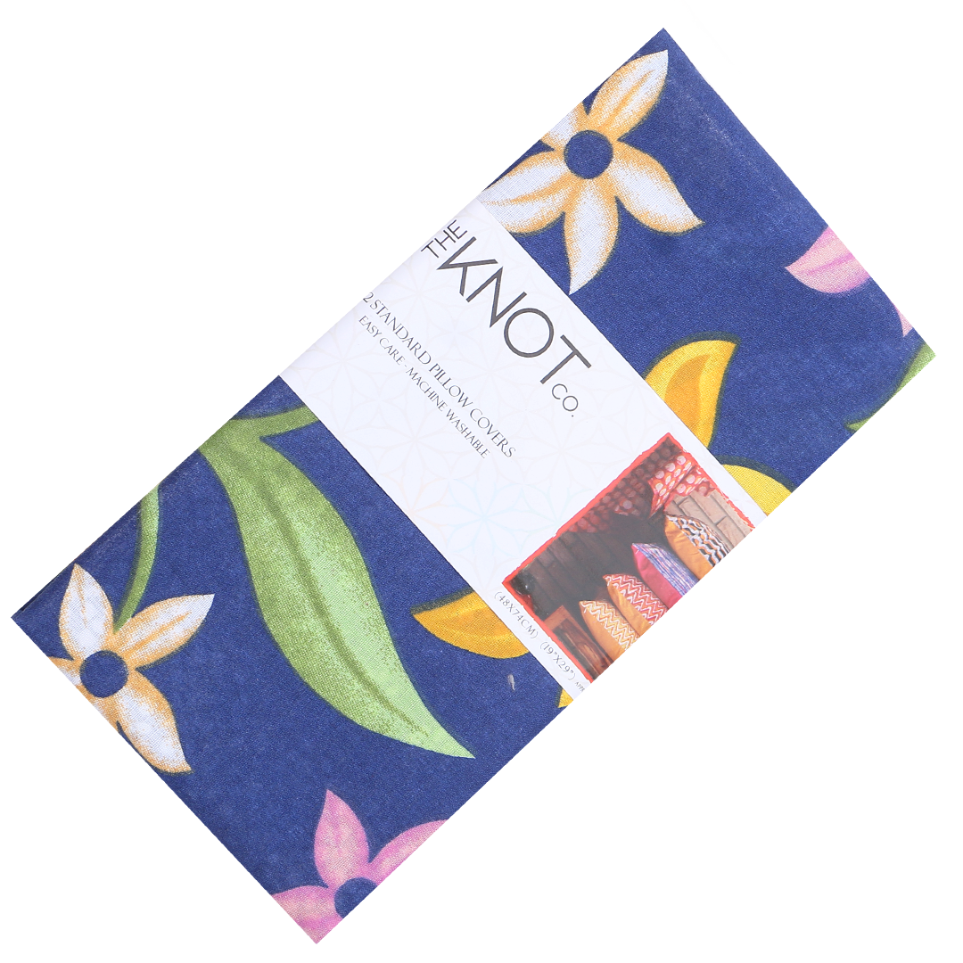 Cotton Printed Pillow Cover - The Knotco -
